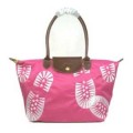 Sac Longchamps Paris soldes Le Pliage Jeremy Scott Rose